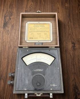 951316 Sensitive Research Vintage 1966 Electrostatic Voltmeter Esd 6kv - Bent Needle