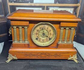 295e Seth Thomas Mantle Clock Number Adamantine