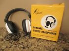 Sh-400 Rystl Vintage White Electronics Dynamic Stereo Headphones With Box