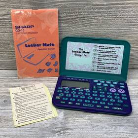 Gg-10 Sharp Lockermate Electronic Organizer With Operation Manual Read Descript