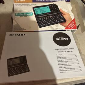 Oz-5600 Sharp Shop Wizard 512kb Manual And Box Only