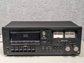 Rt-1125 Sharp Vintage Stereo Tape Cassette Deck For Parts Not Working