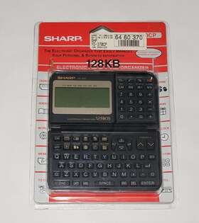 Yo-370cp Sharp Vintage Electronic Organizer 128kb Pda Calculator - New