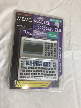 Yo-480p Sharp Yo-480 Vintage Memo Master Electronic Organizer