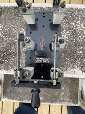 Sw-223 Signal Corps Double Pole Throw Old School Knife Switch . Works