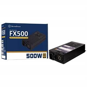 40mmfan Silverstone Tech Inc Fx500-g 500w Flexatx Form Factor Single 12v Rail With 41.67a Output Silent