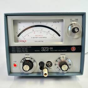 323-06 Singer Vintage Ballantine Voltmeter True Rms