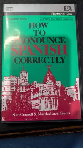 Sony 093026926997 How To Pronounce Spanish Correctly Ebook Data Discman Disc Ebxa