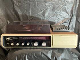 Hp-149a Sony 149a Working Vintage 1970s Stereo System Turntable Cassette Am/fm Lid