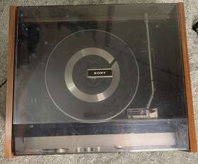 Hp-465a Sony 465a Vintage Record Player Turntable Stereo Amp For Parts Nice Read Desc