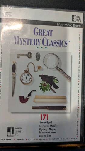 Sony 740787171301 Great Mystery Classics Ebook Data Discman Disc Ebxa Unopened