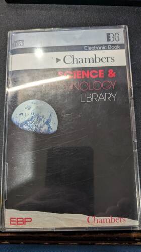 Sony 754287000139 Chambers Science And Technology Library Data Discman Ebook Disc Ebxa