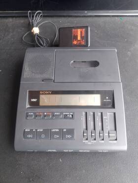 Bm-88 Sony Dictator/transcribed With Power Cord. Tested And Working