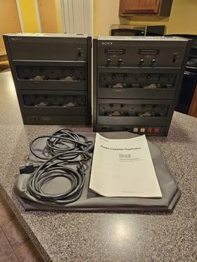 Ccp-2410f Sony Ccp2310f And Ccp2410f Cassette Duplicator System