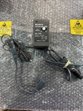 Dcc-127h Sony Car Battery Cord Vintage Power Accessory