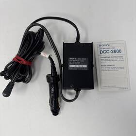 Dcc-2600 Sony Car Battery Cord Dc Adapter For Camcorders Video Camera 8mm