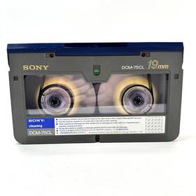 Dcm-75cl Sony Vintage Tape Cleaner 19mm Model Large Vhs-style Size 10 Inch X 6