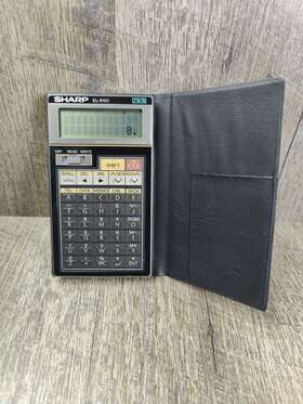 El-6150 Sony Vintage Sharp 4kb Lcd Pocket Data-bank Computer Calculator Works Great