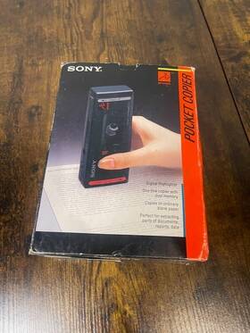 Hcp-c10 Sony Vintage Pocket Copier Brand New In Original Package Vtg