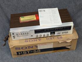 Hst-58 Sony 8 Track Player Stereo Music System/ Beyond Rare Tested - Video