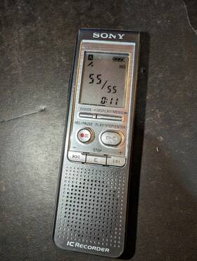 Icd-p520 Sony Digital Voice Ic Recorder / Player - Tested Works