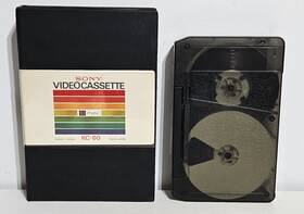 Kc-60 Sony Videocassette U-matic Tape And Case 5.5 Inch X 8.5 Tokyo Japan Corp