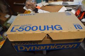 L-500uhg Sony Blank Beta Tapes Dynamicron Hi-fi Sealed Case Of 10 Nos