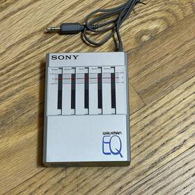 Seq-50 Sony Rare Vintage Silver Walkman Eq Stereo Graphic Equalizer Tested Works