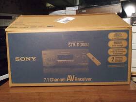 Str-dg800 Sony Str-dg100 Tested And Working Black Receiver 110w 7.1 Channel Remote In Box