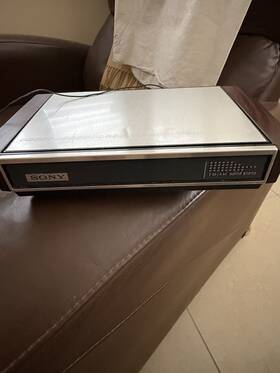 Tfm-1895w Sony Mini Vintage Am/fm Radio