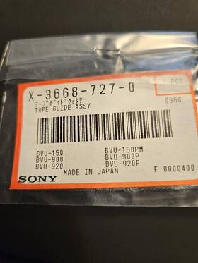 X-3668-727-0 Sony Tape Guide Assembly Used In Bvu Series U-matic Machines