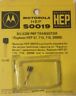 S0019 Soo19 Motorola Nos Hep Silicon Npn Transistor