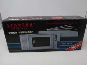 Rw-10 Spartan New By Hi-tech Vhs Video Rewinder Pro Series Model