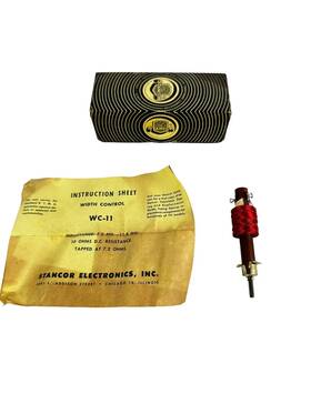 Wc-11 Stancor Width Control 10 Olms D.c Resistance 70 Mh - 118
