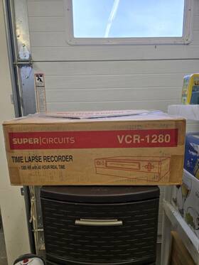 Vcr-1280 Super Circuits Brand New Time Lapse 1280 Hour Vcr For Security System