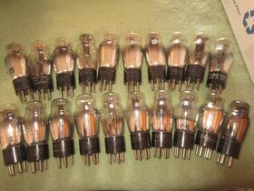 35z5gt Sylvania & Other 20 Nos Nib Ge And Type 56 St Radio Audio Tubes