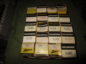 6jm6 Sylvania & Other 20 Nos Nib And Ham Radio Audio Tubes
