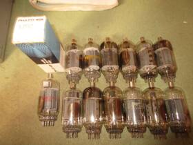 6js6a Sylvania & Other 6js6b 11 Nos Nib To Strong And 6js6c Ham Radio Tubes