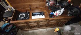 Sct7728a Sylvania Vintage Stereo Console