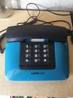 T020 Ultronic Blue Black Rotary Tone Designer Corded Telephone
