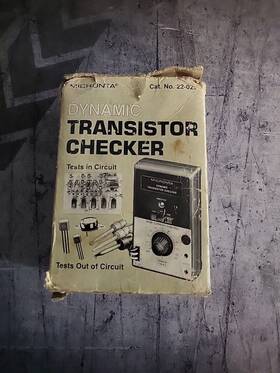22-025 Tandy Radio Shack Vintage Micronta Dynamic Transistor Checker Original Box