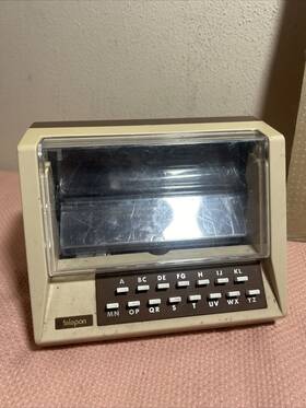 Tbx-15 Tandy Vintage Telepon Electronic Rolodex