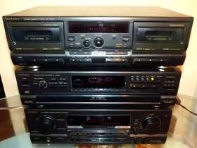 Sl-pd967 Technics Rs Tr575 Cassette Deck Cd Player And Sa Gx670 Receiver
