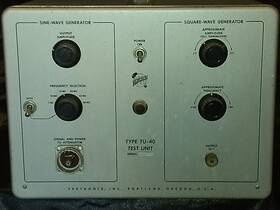 Tu-40 Tektronix Test Unit Rare Vintage