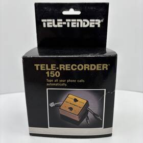 Tr-150 Tele-tender Tele-recorder New Old Stock Automatically Tape Your Calls