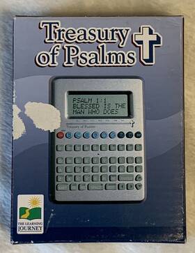 The Learning Journey 657092414408 Treasury Of Psalms 9 Function Electronic Organizer With Full Book Embedded Prayer