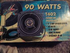 T402 Thump Vintage 90 Watts 4 Inch 2-way Speaker System
