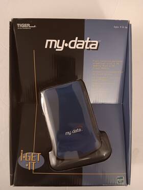 Tiger 076930599143 Electronics Blue My Data Pda By Hasbro Vintage Still Sealed