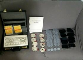 Tms-8000 Toneamatic Euc Vintage Tone-a-matic Muscle Stimulator With Manual Electrodes Tens