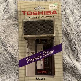 Ss-w1 Toshiba Add On Speaker System. Nib. Rare